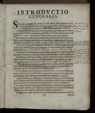 Introductio Generalis.