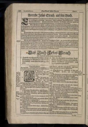 Das Buch Jesus Sirach