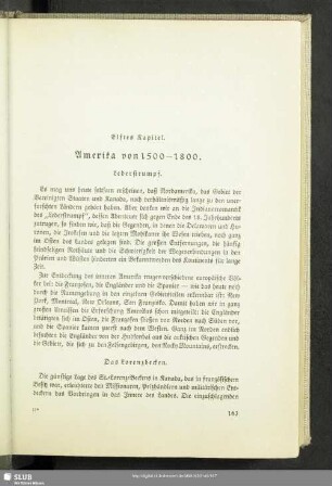 Elftes Kapitel: Amerika von 1500-1800