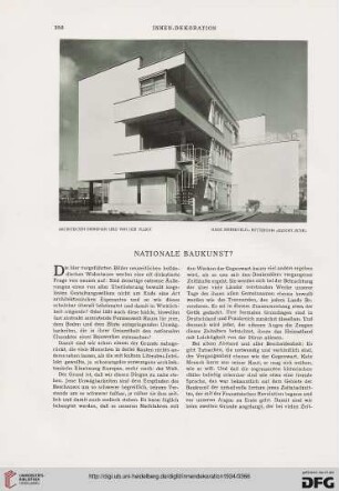 Nationale Baukunst?
