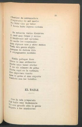 El baile