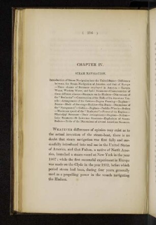 Chapter IV. Steam navigation.