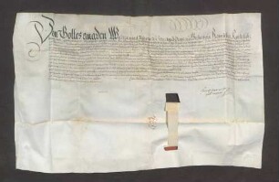 Vertrag zwischen Bischof Marquard von Speyer und Herzog Ludwig von Württemberg über wechselseitige Abzugsfreiheit.