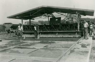Reichsautobahn München-Ulm Günzburg, Deutschland, 1936-1937