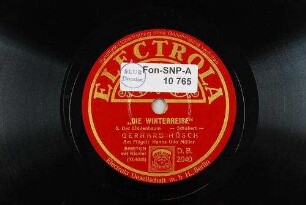 "Die Winterreise" : Der Lindenbaum / Schubert