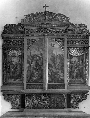 Flügelaltar : Flügelaltar (1501/1600). Klostermuseum (Kunstsammlung der Benediktinerabtei)
