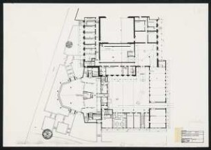Kammerspiele (später: Schauspielhaus), Bochum: Grundriss Eingangsgeschoss