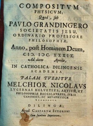 Compositum physicum