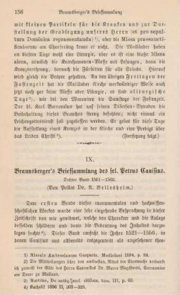 156-170 Braunsberger's Briefsammlung des sel. Petrus Canisius : dritter Band 1561-1562
