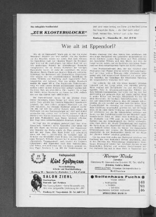 Wie alt ist Eppendorf?