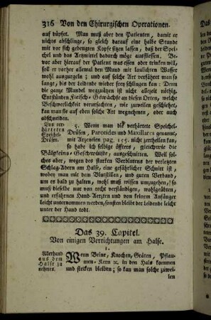Von Hals und Brust-Zufällen.