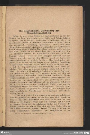 Die geschichtliche Entwicklung der Reproduktionstechnik