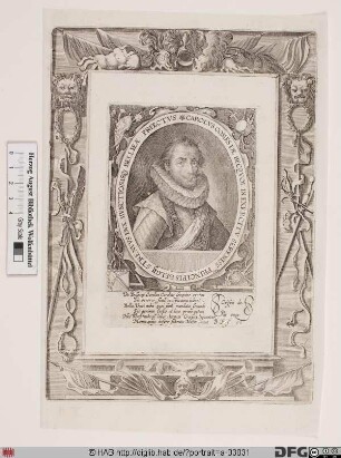 Bildnis Carl Bonaventura Graf von Bucquoi (Bucquoy), Herr von Longueval