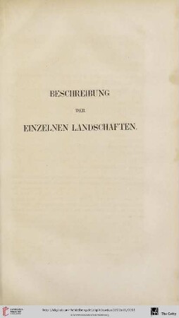 Beschreibung der einzelnen Landschaften