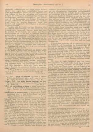 105-107 [Rezension] Jordan, Hermann (Hrsg.), Luther und der Reichstag zu Worms in seinen eignen Zeugnissen