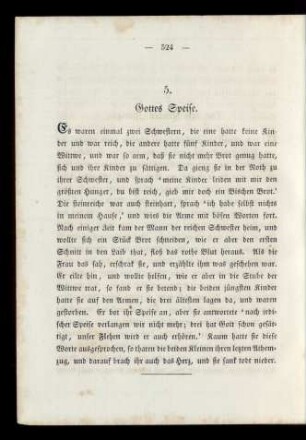 5. Gottes Speise.