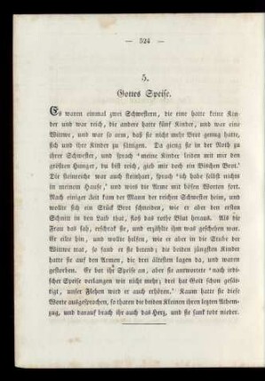 5. Gottes Speise.