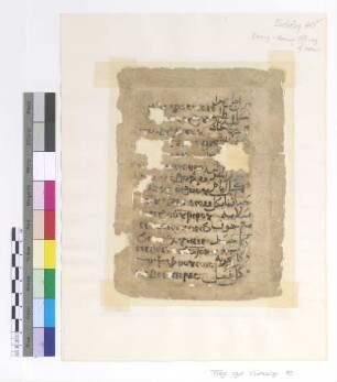 [Evening and Morning Offering of Incense] : Fragm. copt. Pischoi Eucholog. 40
