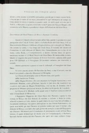 Descrittione del Real Palazzo di Mosco chiamato Cremlena