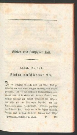 Sieben und funfzigster Heft.