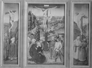 Florianer Kreuzigungsaltar: Kreuzigung Christi