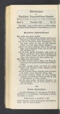 Dezember 1915. Nr. 12