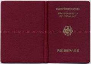 Reisepass der Bundesrepublik Deutschland mit Touristenvisa und Zollschein für Thailand - Personenkonvolut