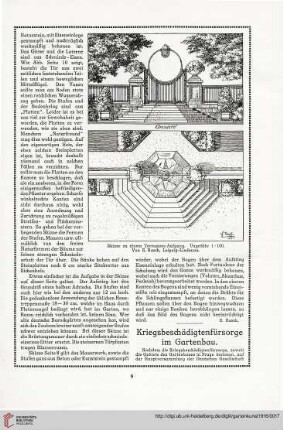 29: Kriegsbeschädigtenfürsorge im Gartenbau