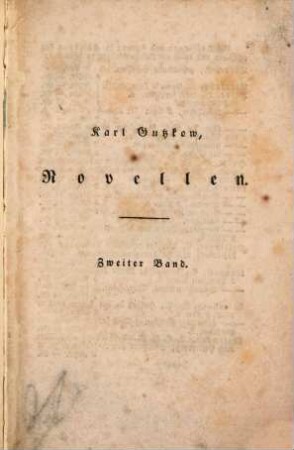 Novellen. 2. (1834). - 256 S.
