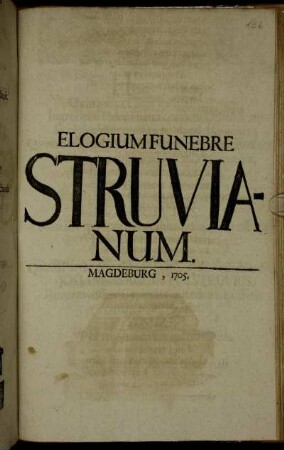 Elogium Funebre Struvianum