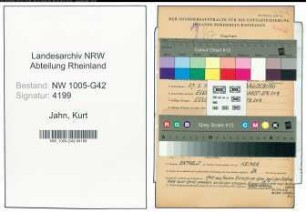 Entnazifizierung Kurt Jahn , geb. 27.02.1907 (Arbeiter)