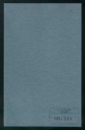 Emil Kautzsch (1841-1910). Personalakte des Lehrkörpers : Akte betreffend Emil Kautzsch, ordentlicher Professor für alttestamentliche Theologie