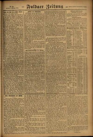 Zweite Ausgabe vom Freitag, den 01. Februar 1924.