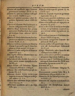 C. S. Schurzfleischi[i] Disputationes Historicae Civiles, [67]. Index Posterior, Rerum monumenta omnium, exceptis additamentis, fidelissime exhibens
