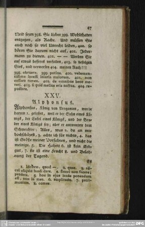 XXV. Alphonsus