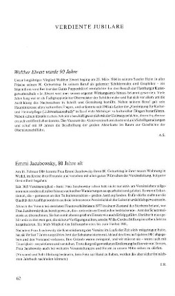 Verdiente Jubilare