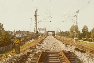Bau Eisenbahnbrücke Nr. 225 in Vinnhorst/Mittellandkanal