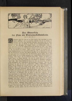 Der Misserfolg der Frau als Dramenschriftstellerin