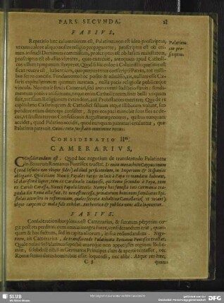 Consideratio IIda
