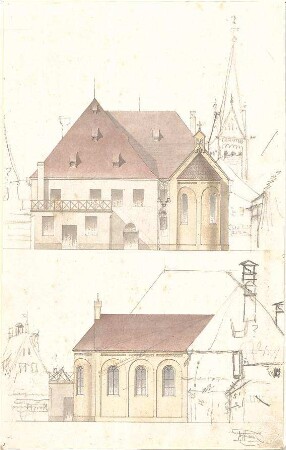 Hoffmann, Lorenz; Augsburg (Bayern); Bischöfliches Palais, Hauskapelle - Ansicht