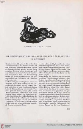 42: Die Neueinrichtung des Museums für Völkerkunde in München