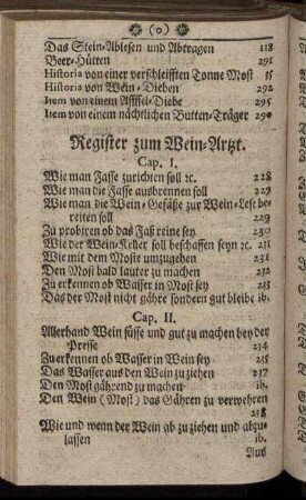 Register zum Wein-Artzt.