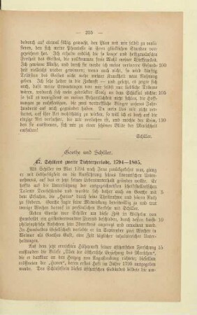 Goethe und Schiller