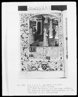 Breviarium Petri Mileti — ---, Folio 225versoBuchseite