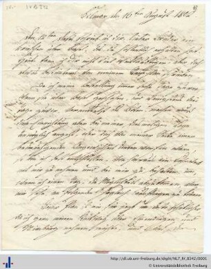 Nachlass J. G. Jacobi (NL 7/IV B 342) : Briefwechsel Pfeffel - Jacobi