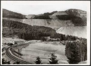 Österreich, Steiermark. Erzberg mit Präbichl-Bahn (Erzbergbahn)