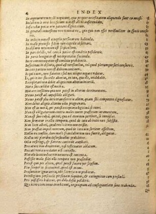 Svmma Juris Canonici : comprehensa tribus partibus, in qva distincte et svccincte explicantur, quae ad personas, negotia, & iudicia ecclesiastica ex canonum praescripto, pertinent ; accedit commentarius in regulas iuris pontificii & iuris utriusque antinomia etc., 4. Commentarius in regulas iuris pontificii, quae in libro quinto et sexto Decretalium continentur