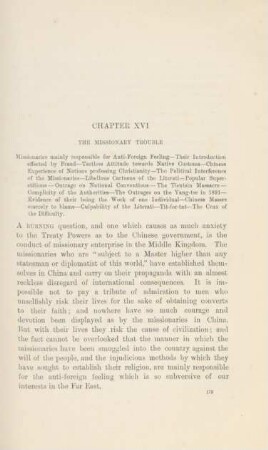 Chapter XVI. The missionary trouble