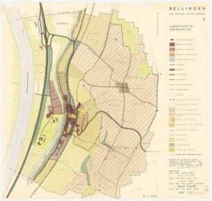 Landschaftsaufbauplanung Bellingen: Grundriss 1:5000