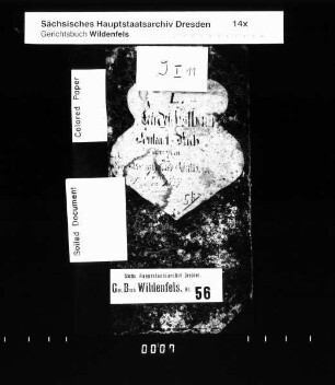 Gerichtshandelsbuch von Friedrichsthal (bei Wildenfels), Bd. 11